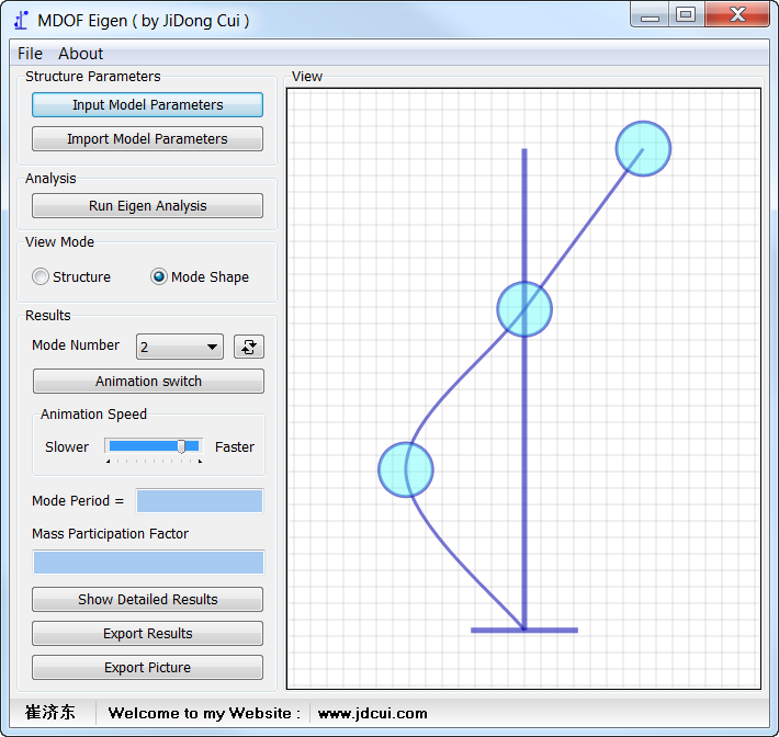 MDOF_Eigen Interface