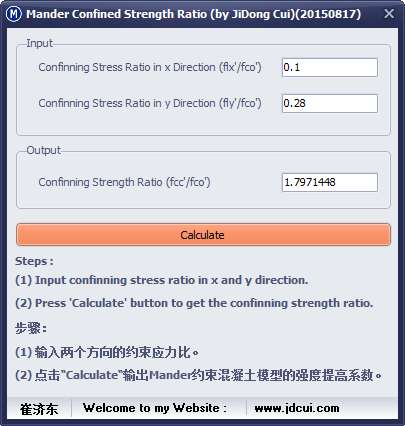 ManderConfinedStrengthRatioCalculator-Example2