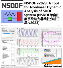 NSDOF v2023: A Tool for Nonlinear Dynamic Analysis of SDOF System (NSDOF单自由度系统动力非线性分析工具 v2023)