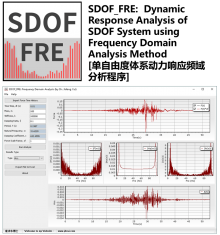 SDOF_FRE: Dynamic Response Analysis of SDOF System using Frequency Domain Analysis Method [单自由度体系动力响应频域分析程序]