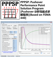 PPPSP V2020: Pushover Performance Point Solution Program [Pushover 分析性能点求解程序][Based on FEMA 440]