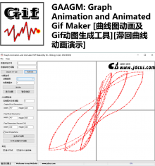 GAAGM: Graph Animation and Animated Gif Maker [曲线图动画及Gif动图生成工具][滞回曲线动画演示]