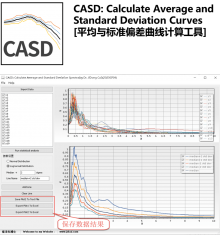 CASD: Calculate Average and Standard Deviation Curves [平均与标准偏差曲线计算工具]