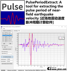 PulsePeriodExtract: A tool for extracting the pulse period of near-field earthquake velocity [近场地震动速度脉冲周期计算软件]