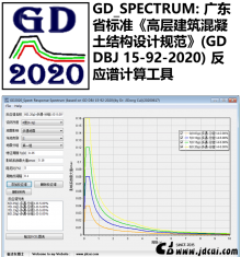 GD_SPECTRUM: 广东省标准《高层建筑混凝土结构设计规范》(GD DBJ 15-92-2020) 反应谱计算工具